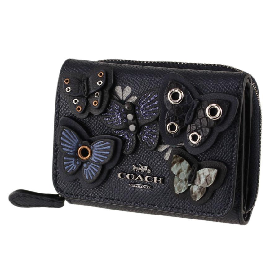 コーチ Coach 折りたたみ財布レディース 三つ折り財布 ミニ財布 2922 Qbf23 ネイビーマルチ系 財布 小物 2922qbmidnightmulti ミッピーナ 通販 Yahoo ショッピング