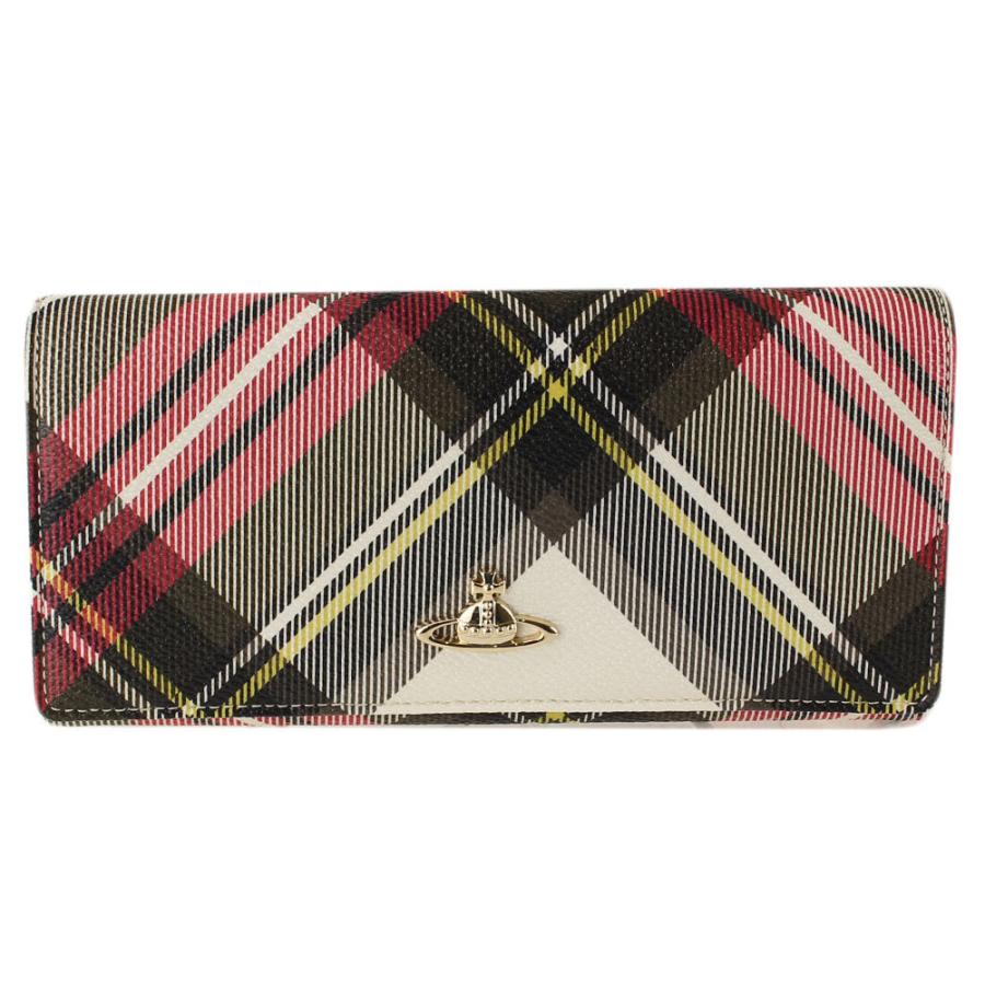 新品◇Vivienne Westwoodヴィヴィアンチェック柄長財布マルチカラー