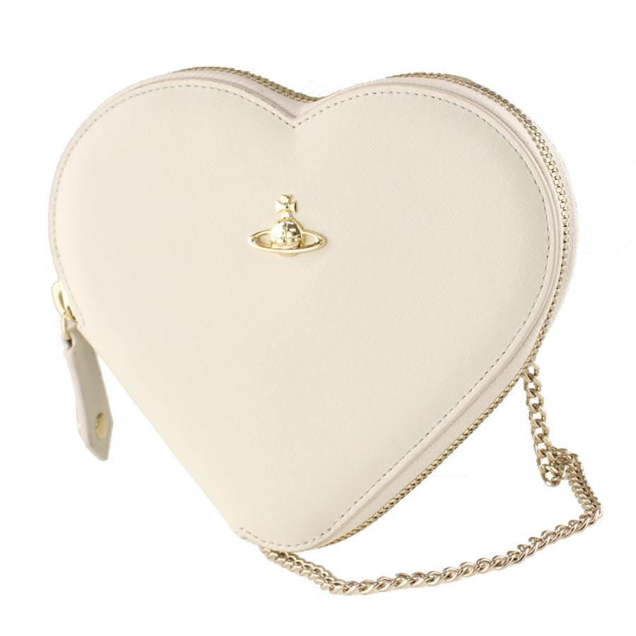 ヴィヴィアン ウエストウッド ショルダーバッグポシェット ヴィクトリア VIVIENNE WESTWOOD 52030007-40565 C402 ホワイト系 ハート
