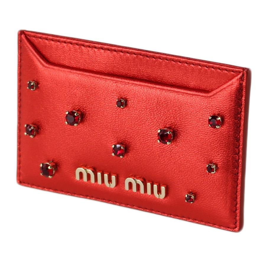 ミュウミュウ Miu Miu カードケース パスケース レディース 定期 名刺入れ 5mc8 2b6i F0ym レッド系 財布 小物 5mcb6irossomordore ミッピーナ 通販 Yahoo ショッピング