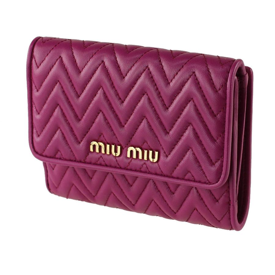 ミュウミュウ 財布 二つ折り Miu Miu 5mh523 2cal F0592 ピンク系 財布 小物 レディース 5mh5232caldalia ミッピーナ 通販 Yahoo ショッピング