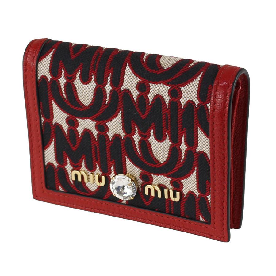 ミュウミュウ 財布 二つ折り Miu Miu 5mv4 2cag F068z レッド系 財布 小物 レディース 5mv42cagfuoco ミッピーナ 通販 Yahoo ショッピング