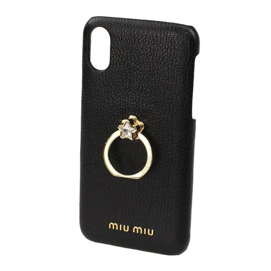 ミュウミュウ iPhoneケース バンカーリング スマホリング iPhoneX iPhoneXS ハードケース マドラス MIU MIU 5ZH058  2D7L F0002 ブラック系 :5zh0582d7lnero:ミッピーナ - 通販 - Yahoo!ショッピング