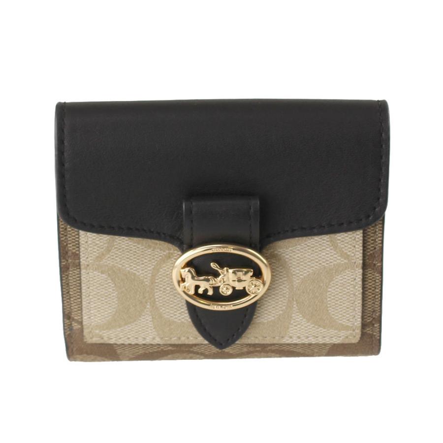 コーチ 折りたたみ財布 二つ折り モノグラム Coach 6261 Imrky ブラックマルチ系 バイカラー 財布 小物 レディース 6261imkhakiltkhakiblack ミッピーナ 通販 Yahoo ショッピング