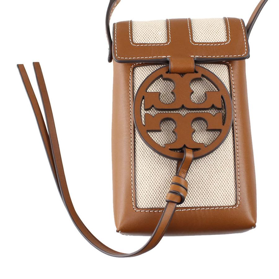 トリーバーチ ショルダーバッグ・ポシェット キャンバス TORY BURCH 73291 902 ブラウンマルチ系 異素材ミックス バッグ・カバン  レディース :73291classiccuoio:ミッピーナ - 通販 - Yahoo!ショッピング