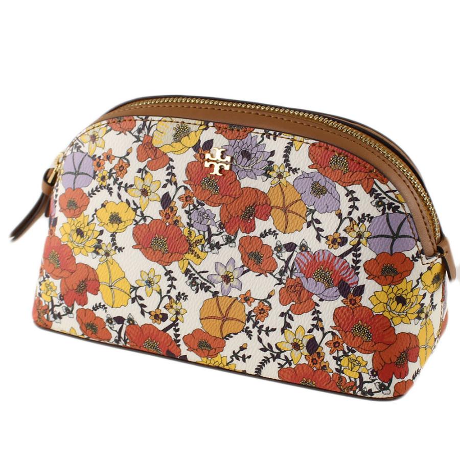 トリーバーチ ポーチ Tory Burch 814 ブラウンマルチ系 花柄 財布 小物 レディース blossomditsy ミッピーナ 通販 Yahoo ショッピング