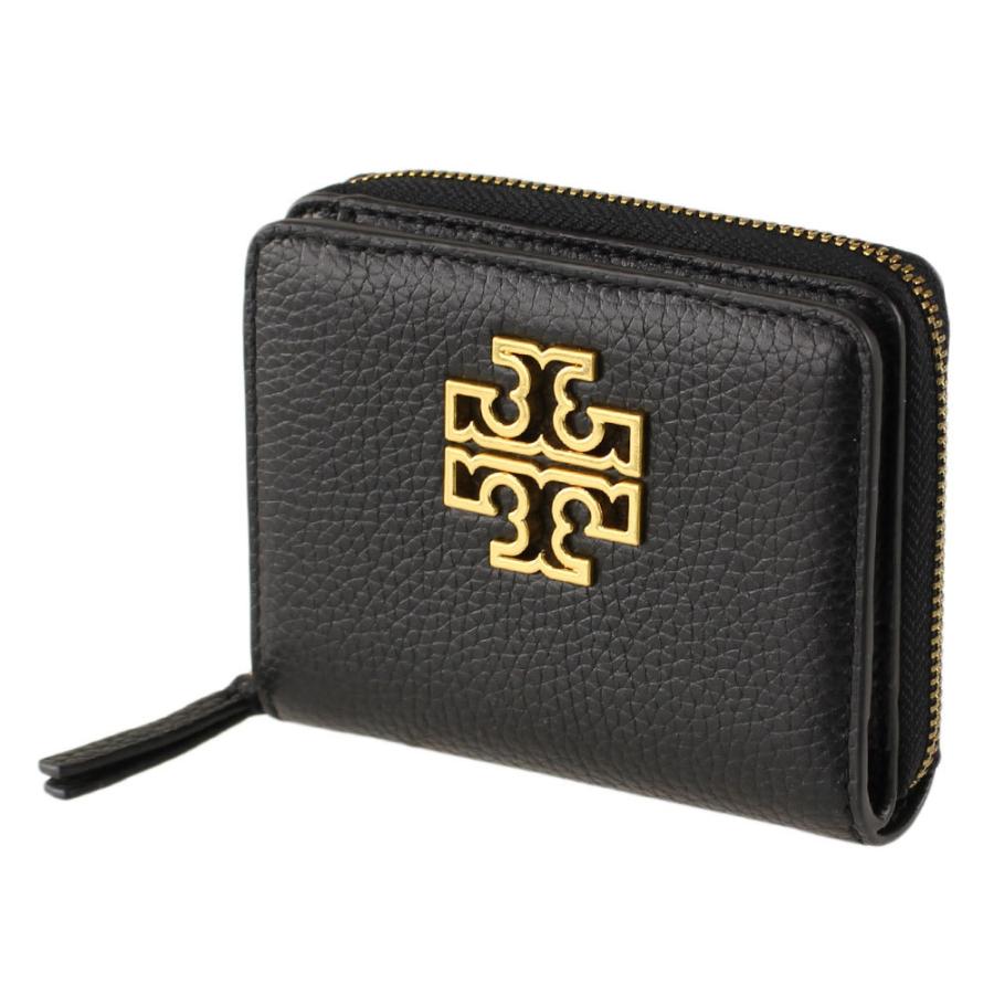 トリーバーチ TORY BURCH 折りたたみ財布 レディース 二つ折り 75400 001 ブラック系 財布・小物 :75400black