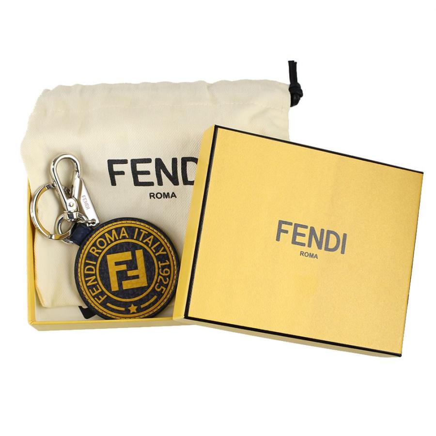 フェンディ キーケース・キーリング FENDI 7AR710 A4NQ ネイビーマルチ系 財布・小物 レディース・メンズ兼用