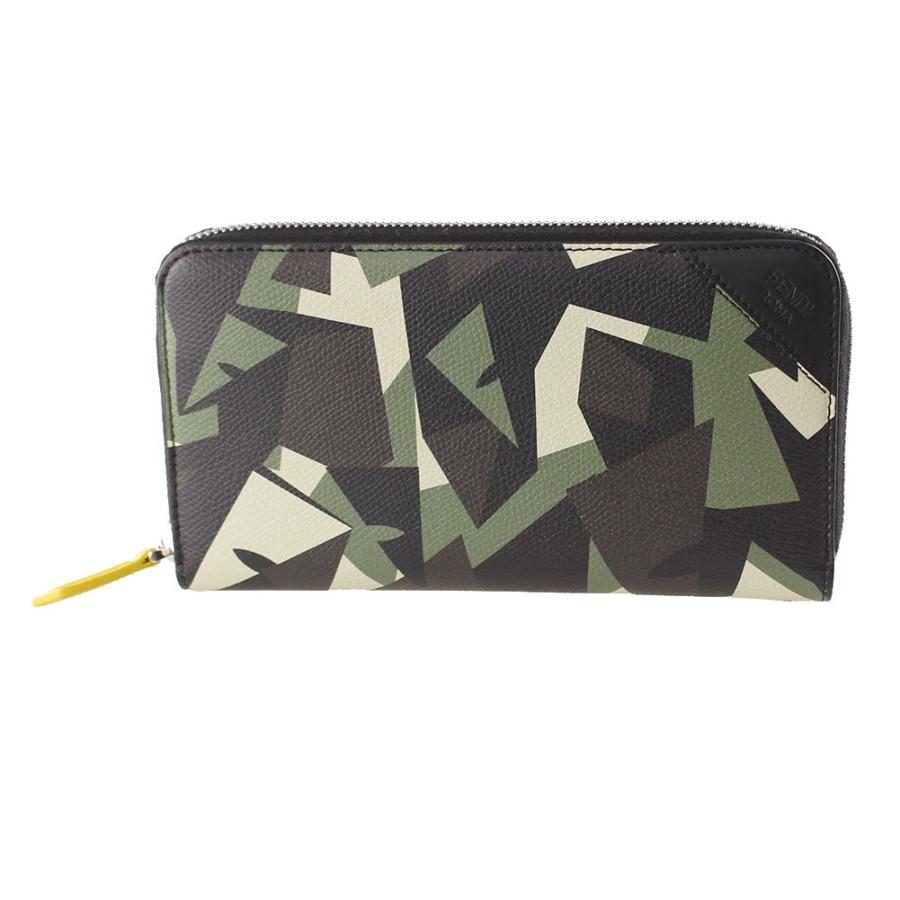 フェンディ 長財布 メンズ FENDI ラウンドファスナー・ジップ 7M0210