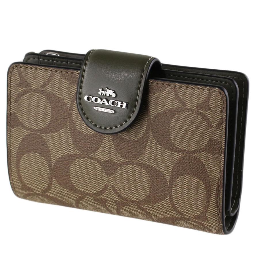 有名な 新品未使用COACH ラグジュアリー シグネチャーカーキ×チョーク