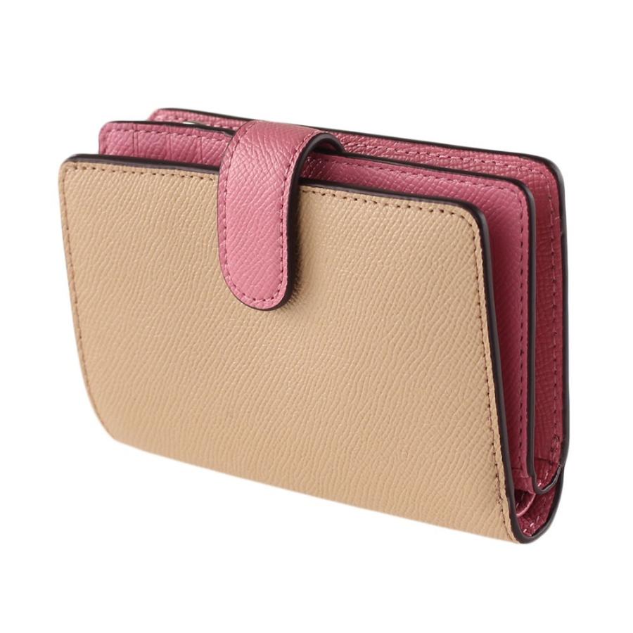 激安ブランド コーチ F29939 二つ折り 財布 レザー ロゴ マルチピンク L字ファスナー 大人気 Khappykombucha Com