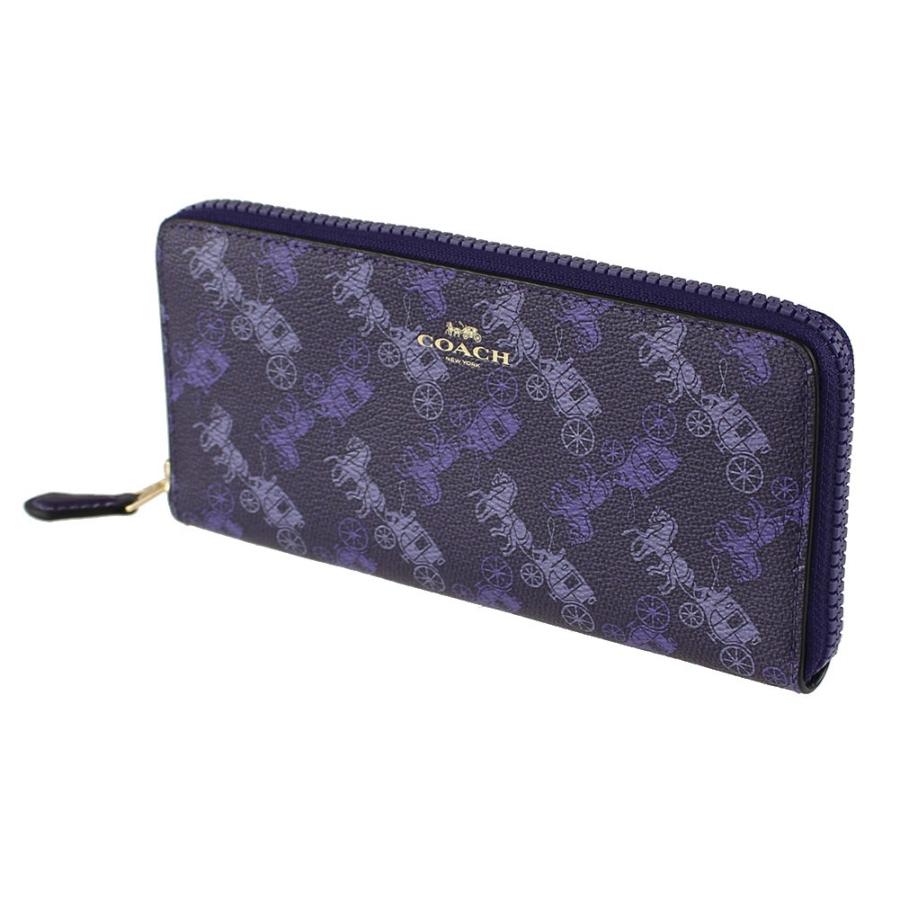 コーチ 長財布 COACH f87926 パープルマルチ系 財布・小物 レディース