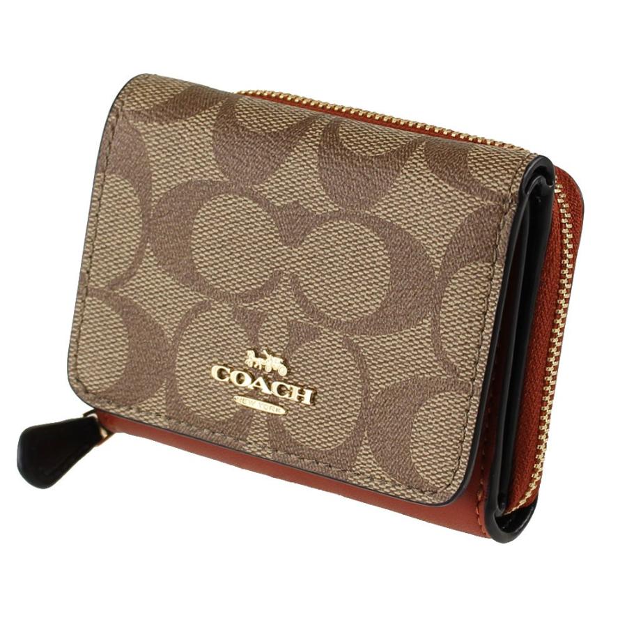 コーチ 財布 三つ折りミニ財布 Coach F Ime7v ブラウンマルチ系 モノグラム バイカラー 財布 小物 レディース Fimkhakimulti ミッピーナ 通販 Yahoo ショッピング