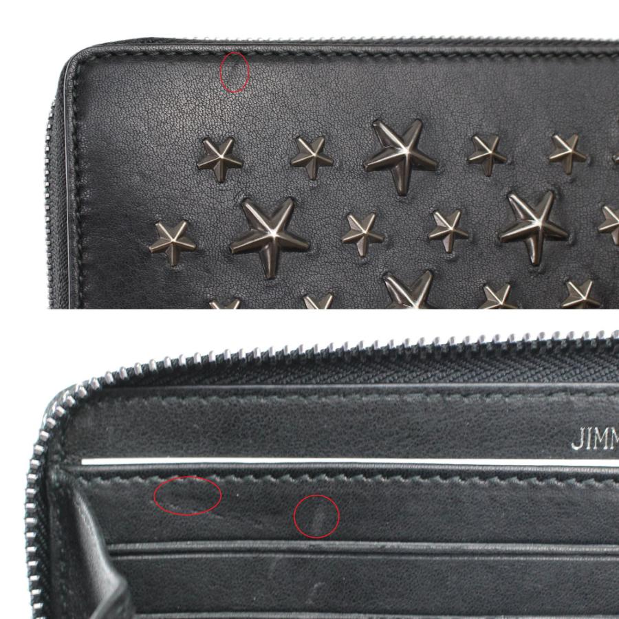 メーカー公式 ジミーチュウ 長財布 ラウンドファスナー・ジップ JIMMY ブラック系 0495270 星 CHOO スタッズ レディース 財布 、帽子、ファッション小物 ジミーチュウ 長財布 ラウンドファスナー・ジップ スタッズ JIMMY CHOO 0495270 212 ブラック系 財布・小物 レディース