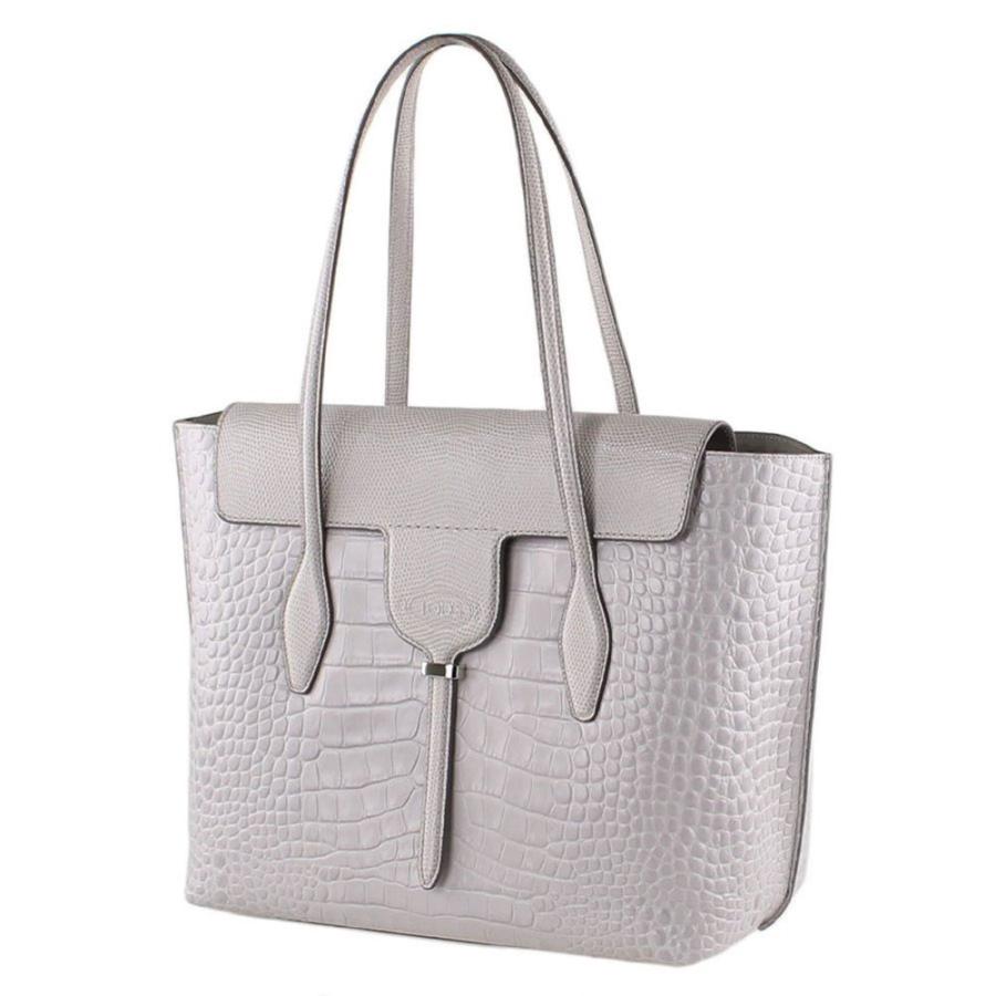 トッズ トートバッグ TOD'S ANXA0300LU4 ライトグレー系 アニマル柄