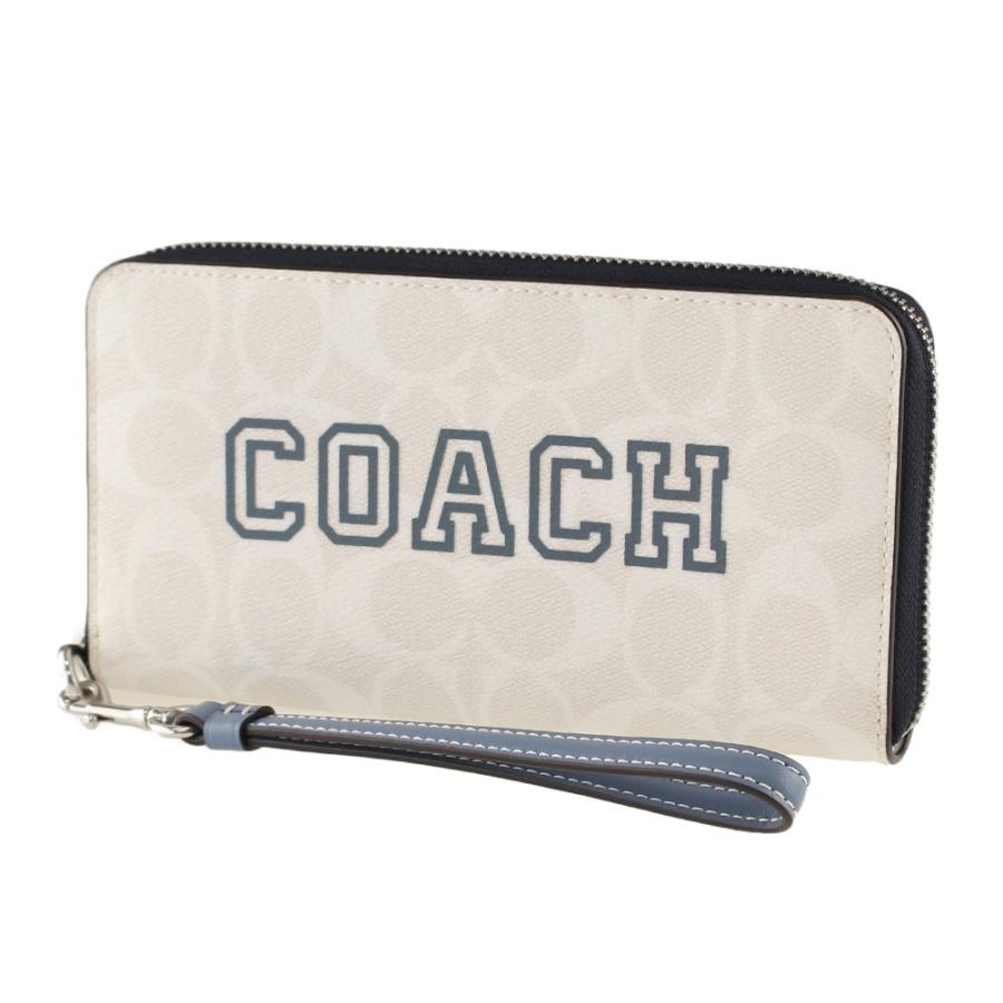COACH コーチ 長財布 バイカラー ブラック × ブルー deaflink.com