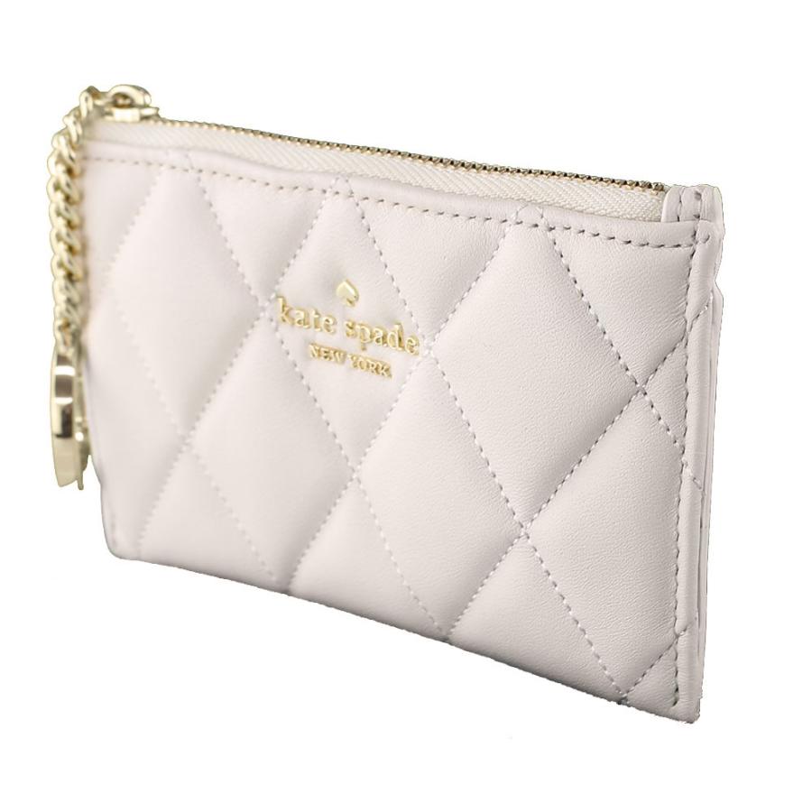 ケイトスペード カードケース・パスケース 定期・名刺入れ ミニ財布 KATE SPADE ka598 100 ホワイト系 財布・小物 レディース...  :ka598parchment:ミッピーナ - 通販 - Yahoo!ショッピング