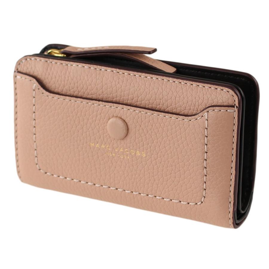 マークジェイコブス Marc Jacobs 折りたたみ財布レディース 二つ折り財布 M 253 ピンクベージュ系 財布 小物 Mballet ミッピーナ 通販 Yahoo ショッピング