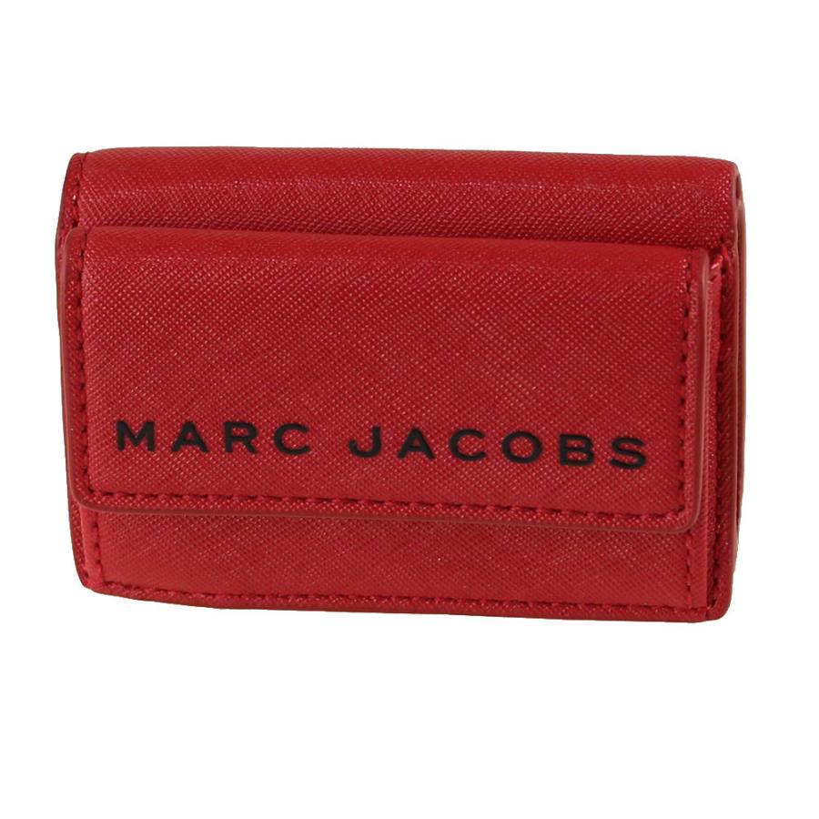 想像を超えての マークジェイコブス Marc Jacobs 折りたたみ財布 レディース 三つ折り財布 ミニ財布 M 622 レッド系 財布 小物 美しい Www Fedelatina Org