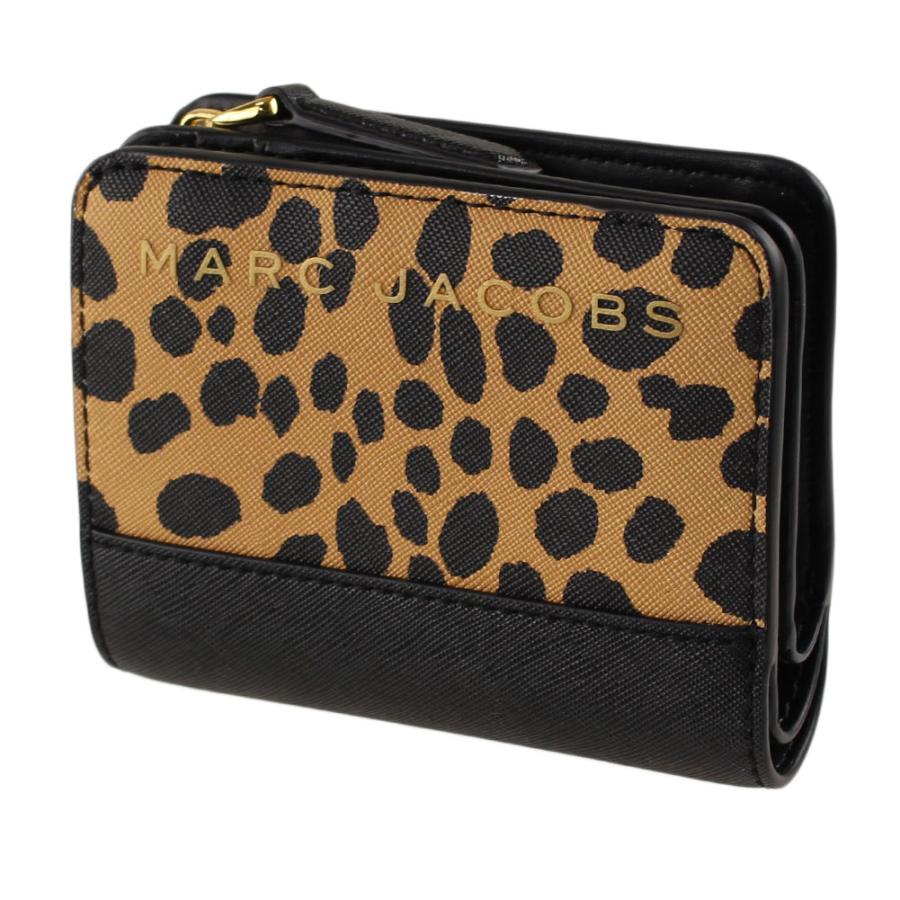 マークジェイコブス Marc Jacobs 折りたたみ財布 レディース 二つ折り財布 ミニ財布 M 239 ブラウンマルチ系 レオパード ヒョウ柄 Mleopardmulti ミッピーナ 通販 Yahoo ショッピング