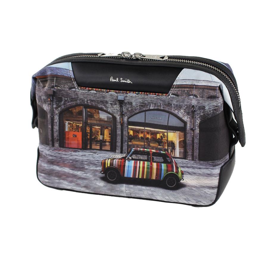 日本未入荷品 Paul Smith レザー製 ウォッシュバッグ-