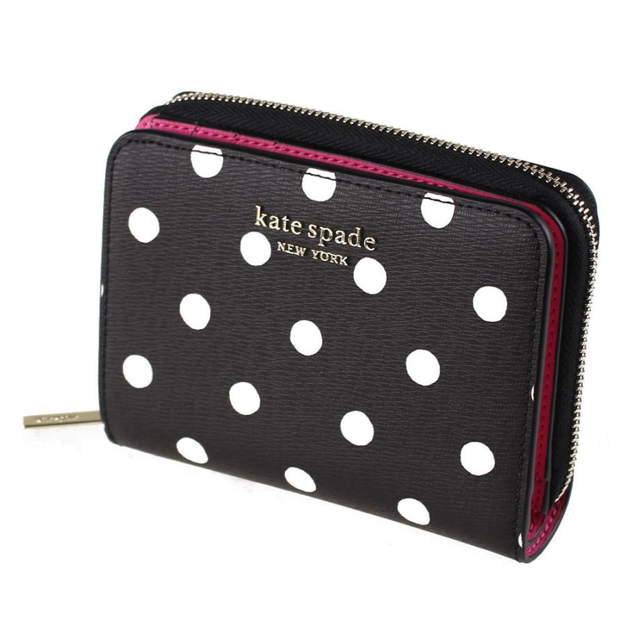 ケイトスペード 財布 二つ折り KATE SPADE pwr00417 098 ブラックマルチ系 ドット 水玉 バイカラー 財布・小物 レディース  :pwr00417blackmulti:ミッピーナ - 通販 - Yahoo!ショッピング