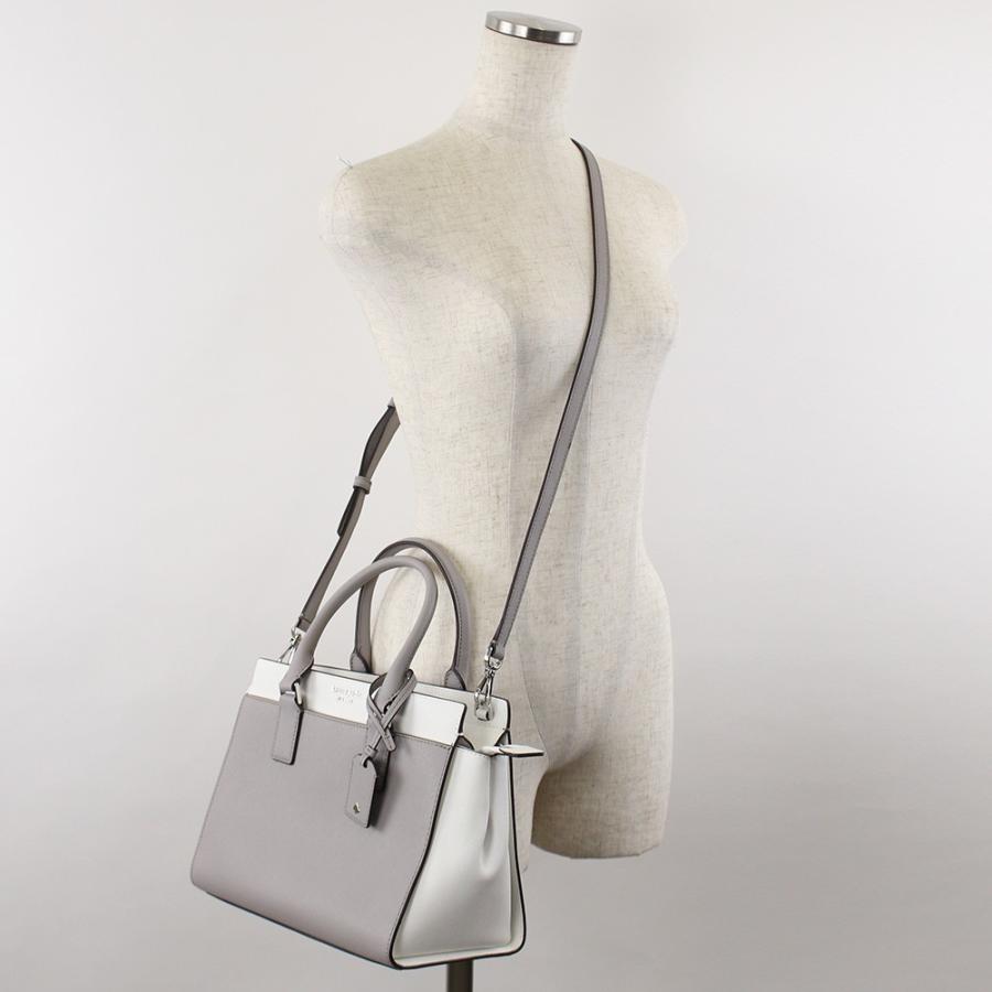 ケイトスペード ハンドバッグ KATE SPADE wkru5852 グレー×ホワイト系