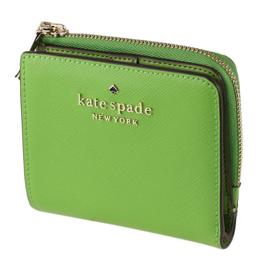 ケイトスペード 財布 二つ折り KATE SPADE wlr00143 708 グリーン系