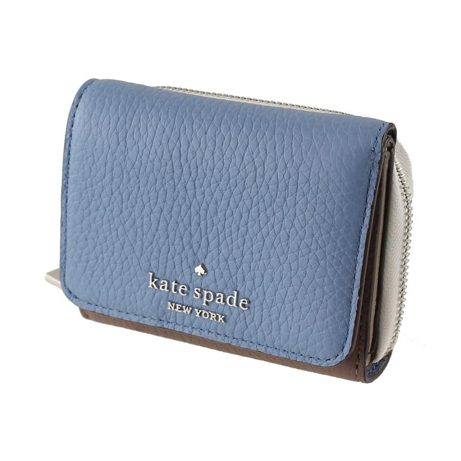 上質で快適 ケイトスペード Kate Spade 折りたたみ財布 レディース 三つ折り ミニ財布 Wlr 970 ブルーマルチ系 バイカラー 財布 小物 全商品オープニング価格特別価格 Kwsrbd Com