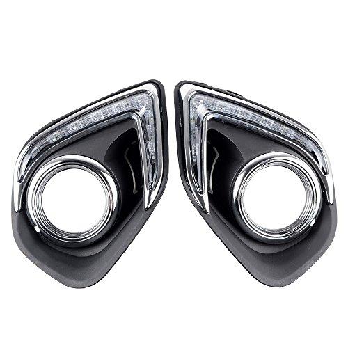 9 LEDデイタイムランニングライト×2三菱ASXアウトランダースポーツ2013 2014 2015 13 14 15に対応DRLデイライト