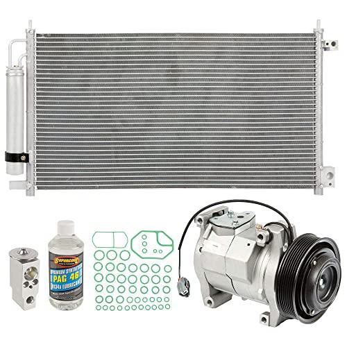 Hondaアコード用ACコンプレッサーコンデンサー&ドライヤー付A/Cキット2ドアクーペ2.4 L 4Cyl 2003 2004 2005