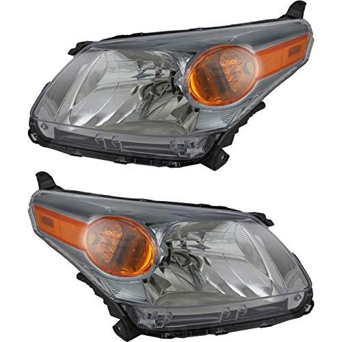 サイオンxDヘッドライトランプセット2013 2014ハロゲンドライバー/助手席側対応 B0874WW4SWMiramercury