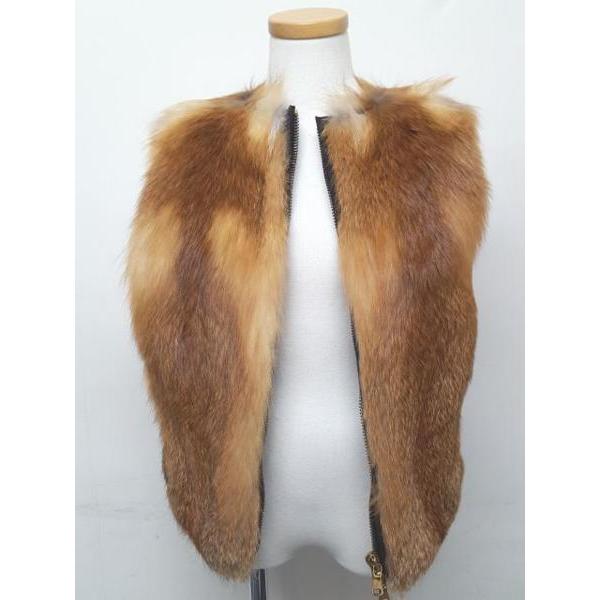 INES&MARECHAL 【新品】イネスエマーシャル フォックス ベスト 茶 