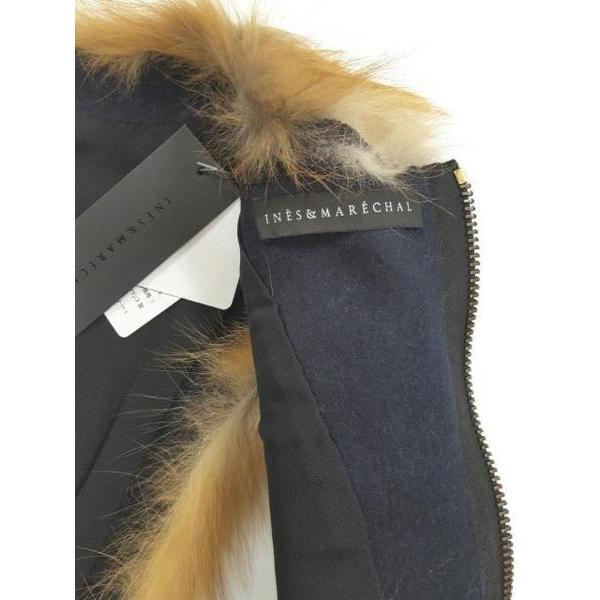 INES&MARECHAL 【新品】イネスエマーシャル フォックス ベスト 茶 