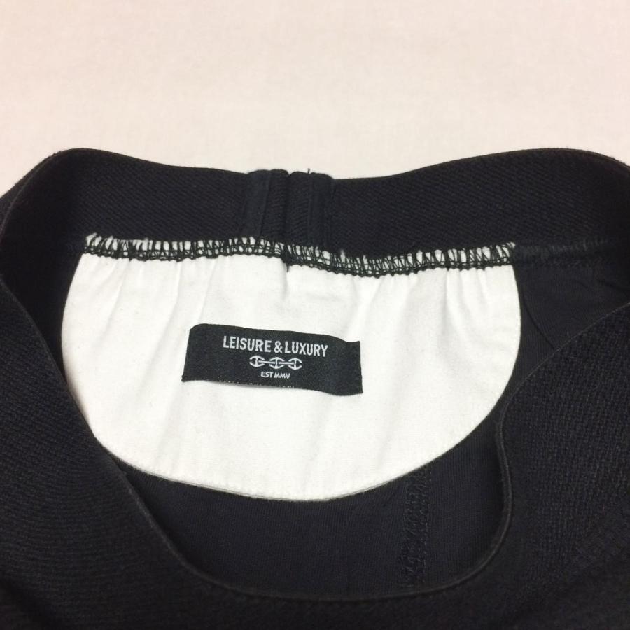 【新品】レジャーアンドラグジュアリー(LEISURE & LUXURY) スウェットパンツ M 黒/01575_7