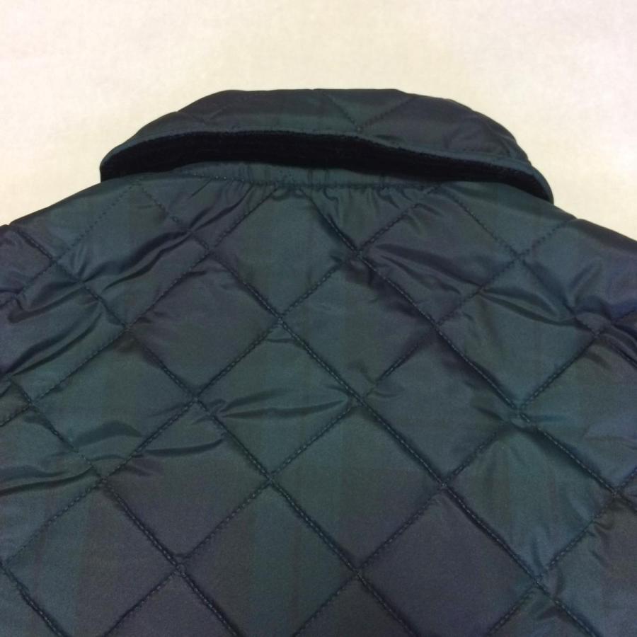 マーク＆ロナ MARK&LONA キルティングジャケット 切替 ロゴ 40 黒  