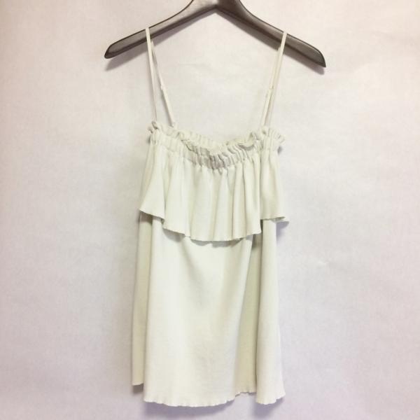 【新品】ラクエル・アレグラ(RAQUEL ALLEGRA)  キャミソール　0　白/00922