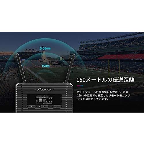 Accsoon CineEye 2 ワイヤレスビデオトランスミッター 無線映像伝送 【伝送距離150m以上 遅延0.06s以下 最大4つデバイス CineEye 輝度とRGB