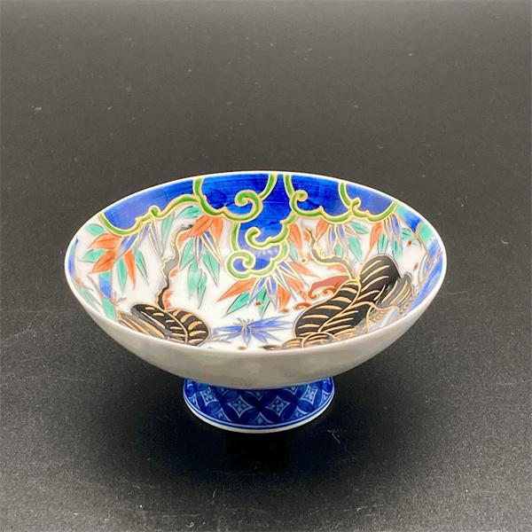 高速配送 御祝い 出産内祝い 金婚式 引き出物 おばあちゃん さかずき お猪口 ぐい呑み 熱燗 ぐい呑 盃 酒器 猪口 おちょこ 盃 染錦竹に虎 錦手 有田焼 日本製 お猪口 さかずき 和柄 おしゃれ ぐい呑 和食器 有田焼 内祝 コップ グラス 酒器