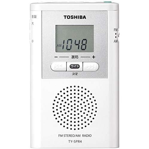 TOSHIBA（東芝） ワイドFM/AMポケットラジオTOSHIBA TY-SPR4-W