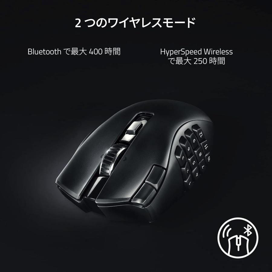 NAGA Razer Naga V2 HyperSpeed ワイヤレス ゲーミングマウス RZ01