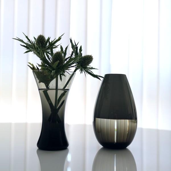 フラワーベース 花瓶 ガラス Drop Ripple フラワーベース 花器 花瓶 おしゃれ 北欧 2色 2個セット M S Flower Base23 Mirage Style 通販 Yahoo ショッピング