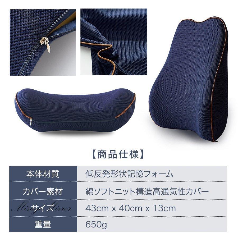 背もたれ クッション 椅子 オフィス 腰痛 姿勢 低反発 セール商品 長距離運転 ランバーサポート 腰枕 背中 車