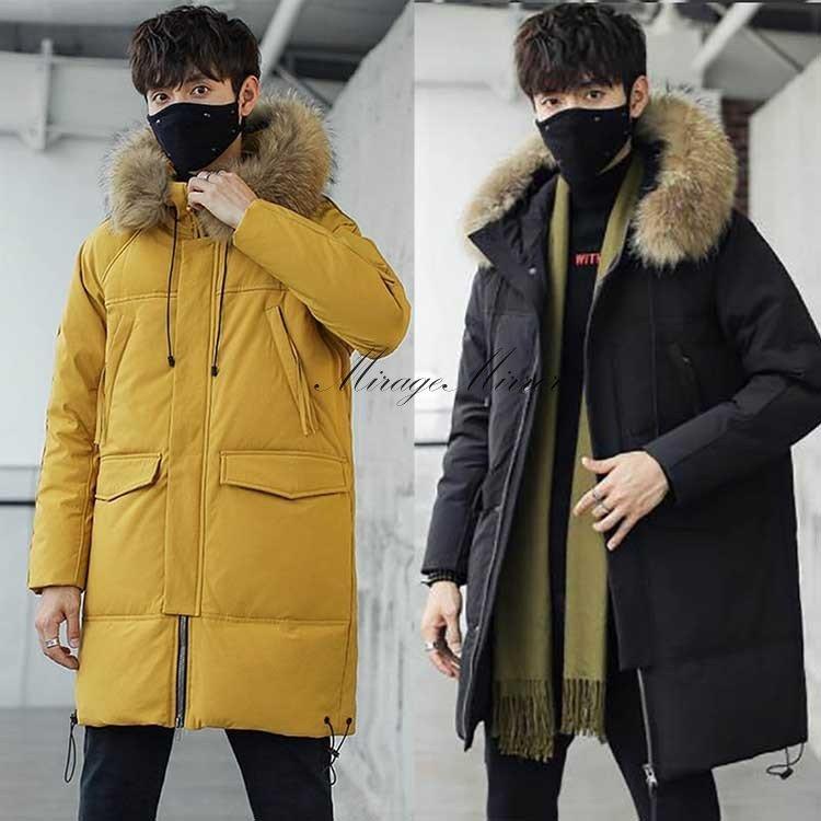 新発売 中綿ジャケット メンズ 大きいサイズ 防寒 無地 暖かい フード付き ダウン風コート ジャンパー パーカー ロングコート 厚手 アウター ロング丈 秋冬 中綿コート コート アウター