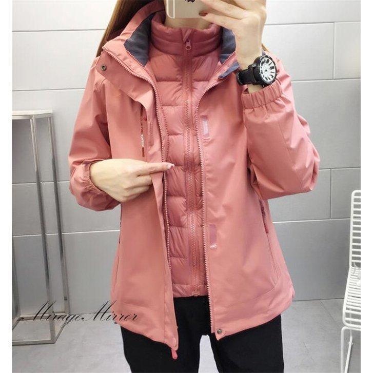 安心の保証付き マウンテンパーカー レディース ダウンジャケット 2点セット ウィンドブレーカー 防寒ジャケット 防風 防水 アウトドア ウエア マウンテンパーカ 純正直営店 Www Superavila Com