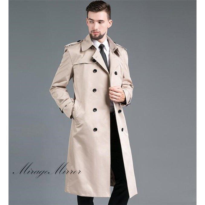 有名な高級ブランド メンズ トレンチコート ビジネスコート スリム チェスターコート ジャケット Pコート ピーコート 秋 アウター ロング丈 スプリング コート アウター