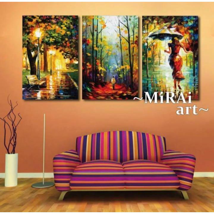 30％OFF】 MiRAi 3点セット アートパネル インテリア 絵画 壁掛け 風水 