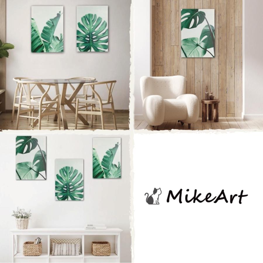絵画 アートパネル 3枚セット 北欧 おしゃれ 壁掛け 花 葉 植物 モダン