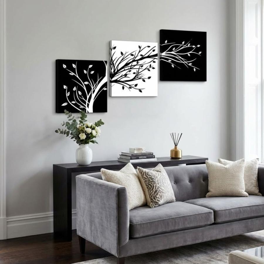 バリ絵画　3点セット　アートパネル　絵画　インテリア　壁掛け 楽天市場】アートパネル 50×50cm 3枚 セット 56 【 アート 玄関 モダン