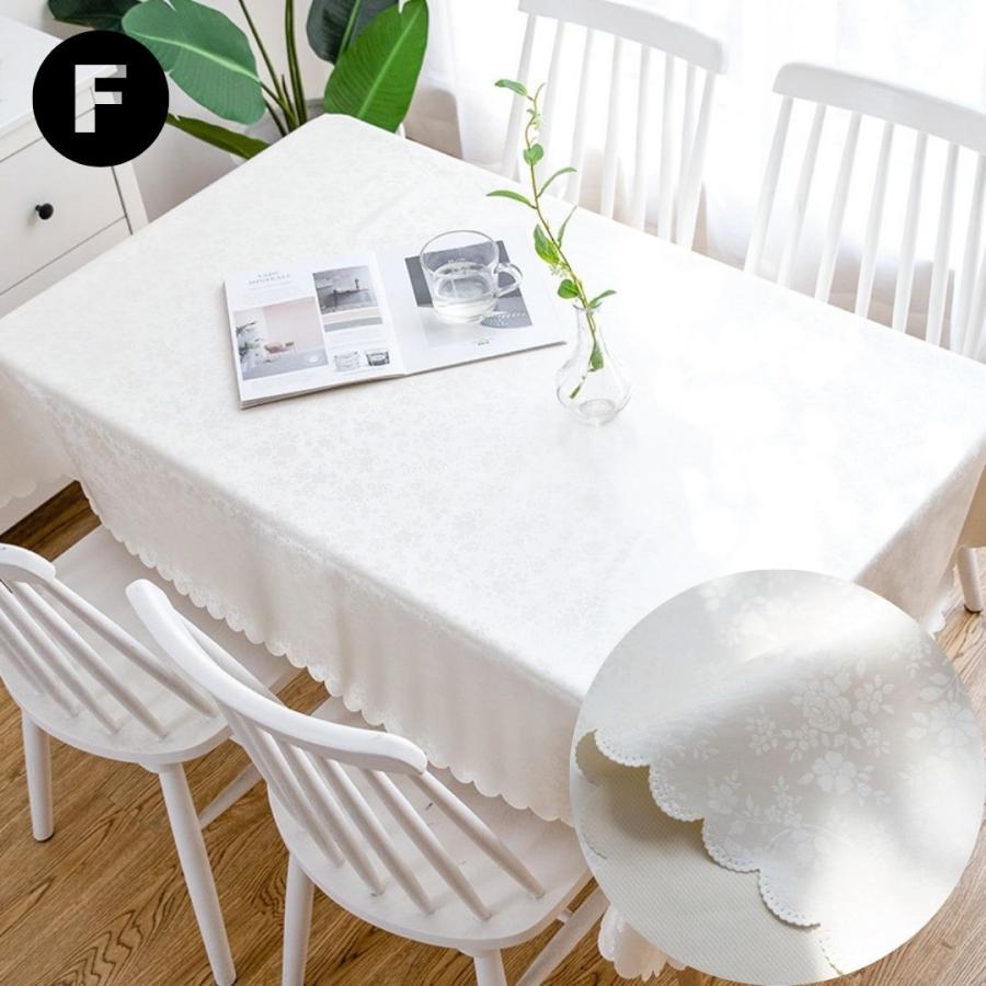 白い花柄　綿レース　テーブルクロス 　サイズ　約178✖112 楽天市場】レース テーブルクロス テーブル クロス デスクマット
